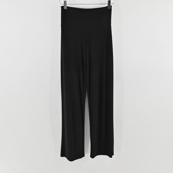 Last Tango Pants - Last Tango Wide Leg Pants Womens Size S Black Pull On Palazzo Stretch Comfort